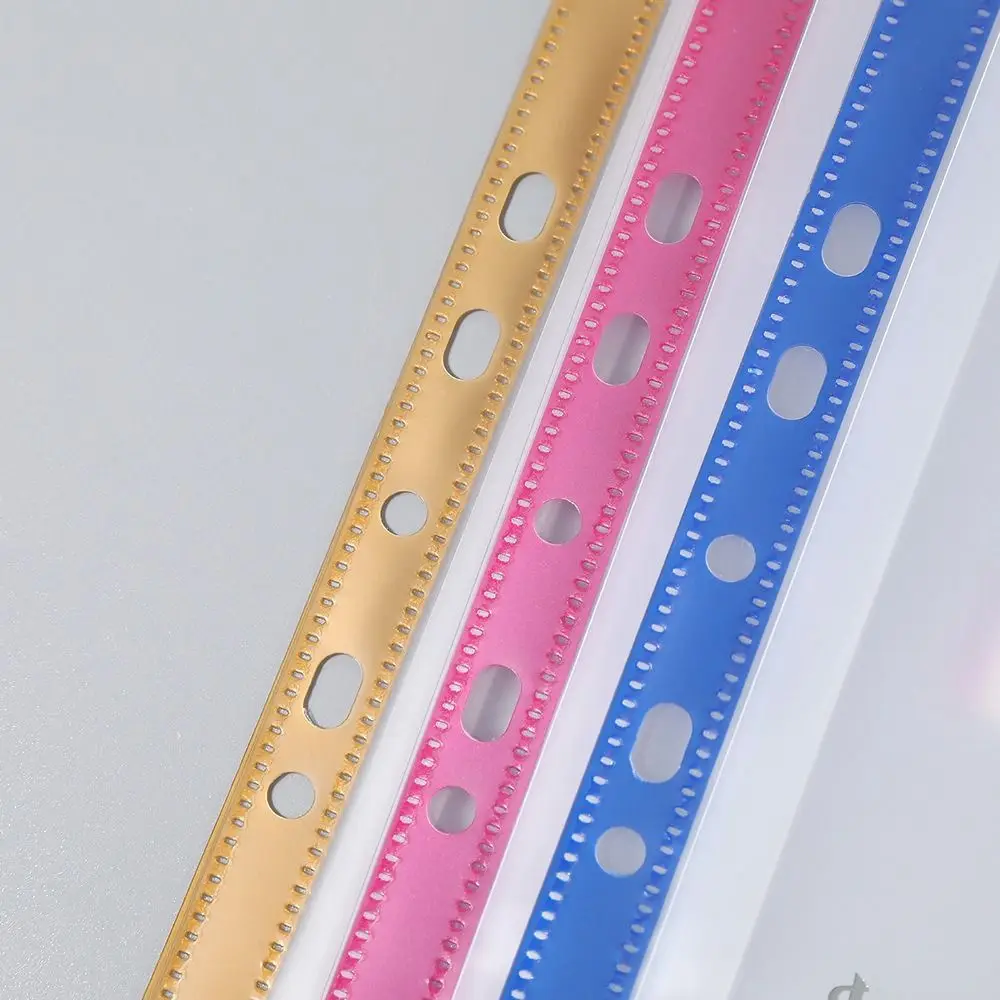 6 pcs Perfect PP Binder Folders A4 11 Holes Punched Pockets Clear Loose Leaf Binder Pocket Home Office