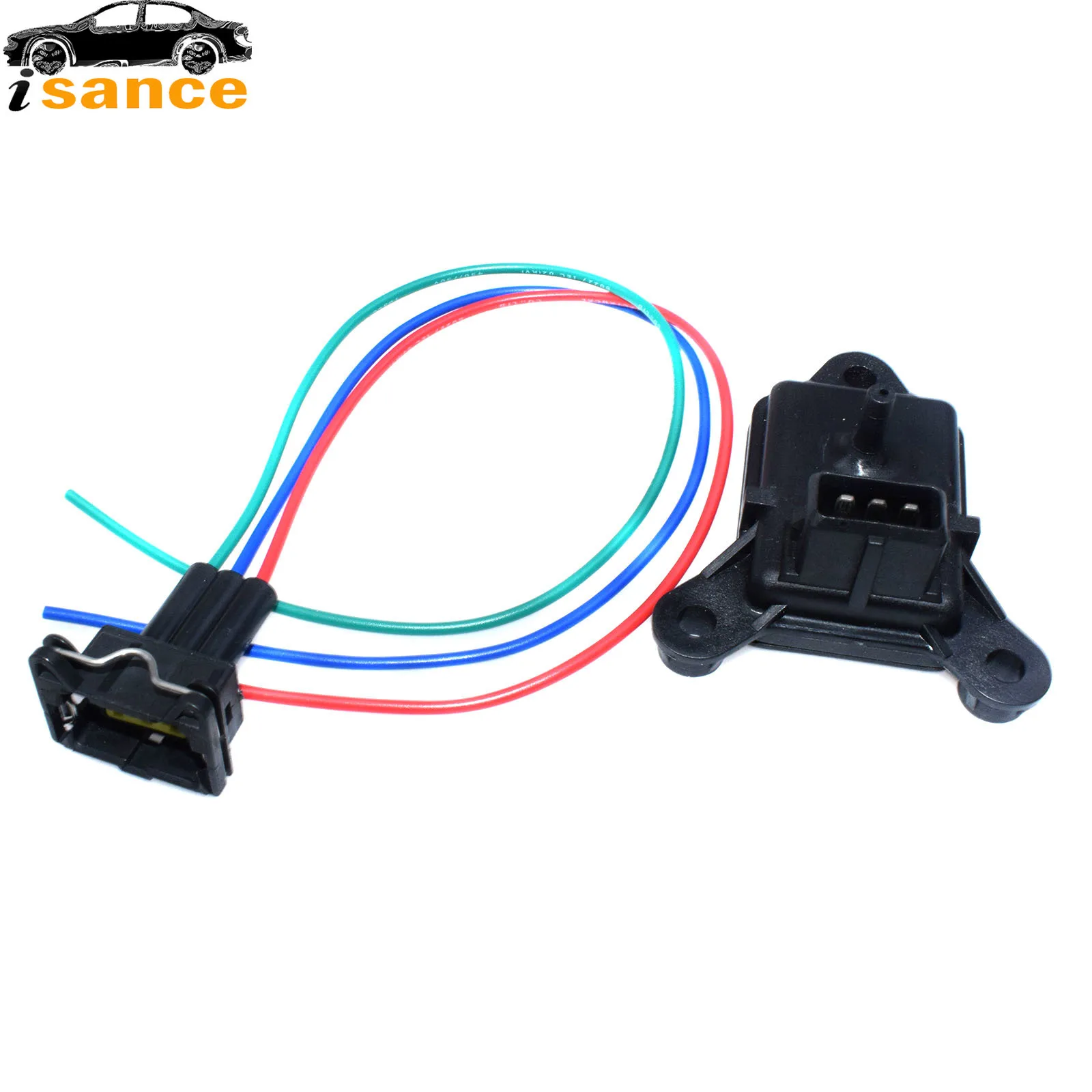 New Map Manifold Pressure Sensor Connnector Harness For Alfa Romeo Peugeot 205 405 Lancia Iveco 1563J4 GEGT7610-329