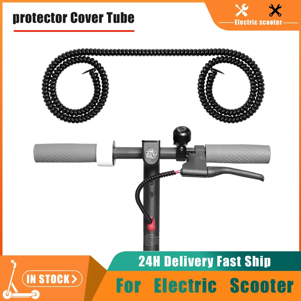 TPU Winding Protection Line Cable Spiral Wire Winder Organizer for Ninebot F20 F30 Dualtron Kugoo Zero 8 10 Electric Scooter