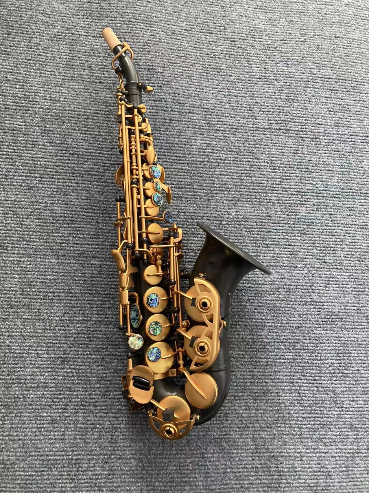 Yellow Brass Material OEM Production Sounds Goods Professional soprano Saxophone