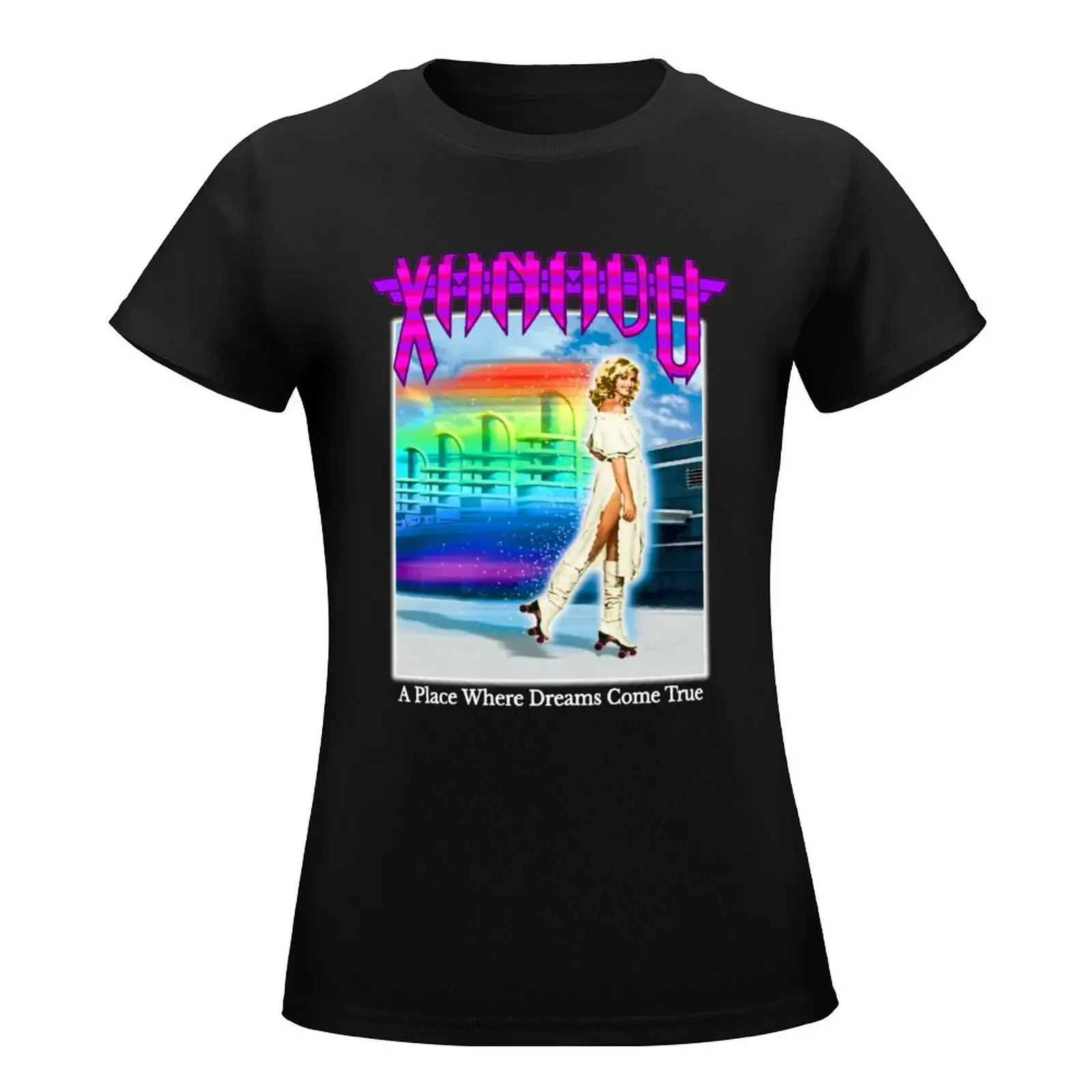 Xanadu (Transparent) Roller Skating T-Shirt anime clothes lady clothes woman t shirt