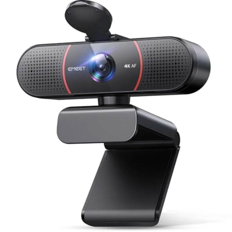 

C960 Webcam for PC, UHD CMOS Sensor, PDAF Auto Focus, Dual Omnidirectional Mics, Auto Light Correction, 73° FOV, PlugandPlay We