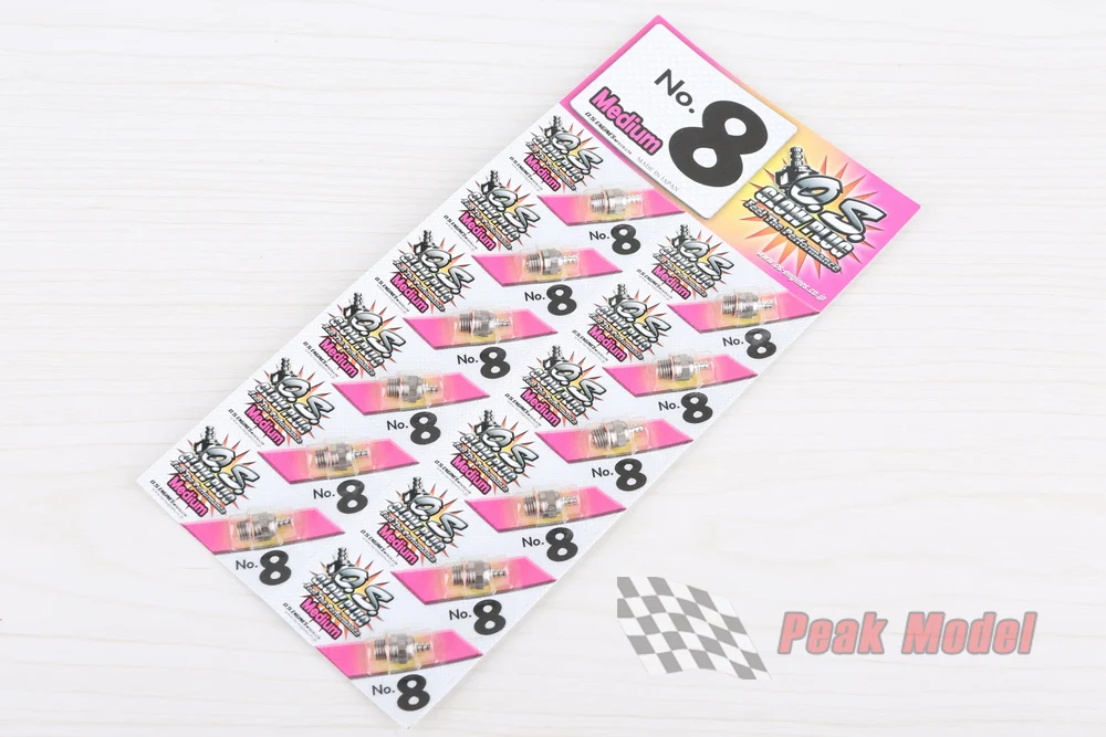 Świeca żarowa do silnika 2-suwowego OS OS8 NO.8 O.S. Części zamienne Plug N Glow do silników modelarskich