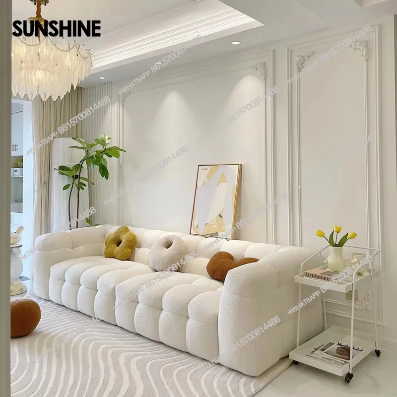 

Minimalist Waterproof Living Room Sofa Modern Couch Elegant Relaxing Living Room Sofa White Puff Sofy Do Salonu Home Furniture