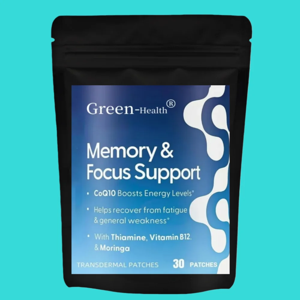 

Пластыри для повышения памяти Thiamine & B12, 30 шт.: Трансмический фокус и энергия для всех