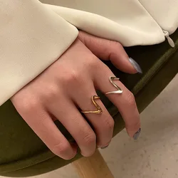 New Stainless Steel Rings for Women Men Gold Color Engagement Wedding Party Ring Female Male Finger Jewelry Fashion Gift 2023