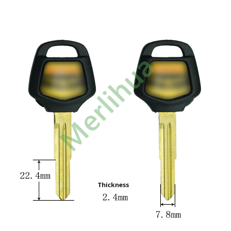 Honda motorcycle key, suitable for: Honda cruiser Gold Wing GL1500/1800 13-14-15 years special motorcycle key(Can install chips)