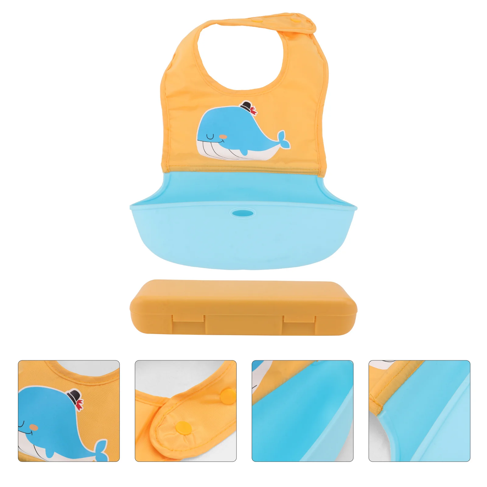 

Water-Proof Baby Bib Cartoon Design Infant Feeding Bib Safe Soft Durable 1Pcs Kids Feeding Bibs Printing Baby Bibs