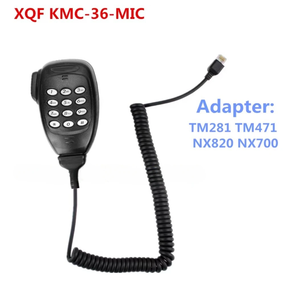 Adaptation For Kenwood TK868G TM281A NX720/820G Walkie-talkie Car Microphone KMC-36 Microphone Shoulder Microphone