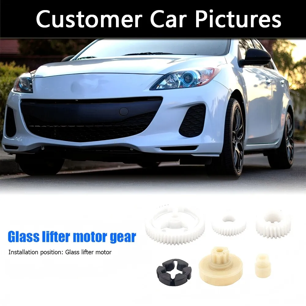 Window Regulator Motor Gear For Mazda 3 5 6 CX-7 CX-9 RX8 Power Window Motor Repair Gear Regulator Front / Rear