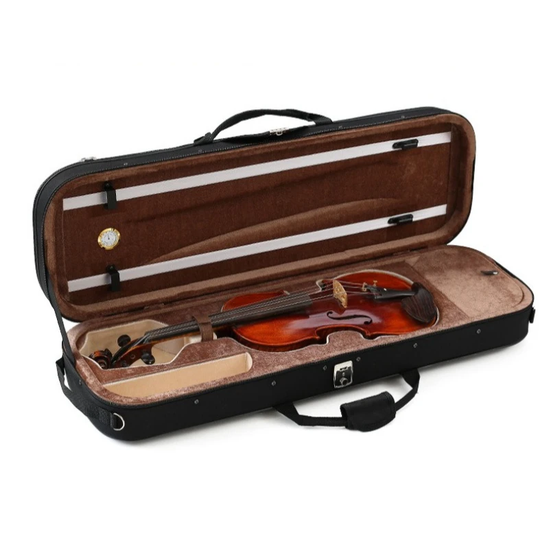 Shockproof Violin Box Anti Fall Violin Storage Case Lightweight Wear-resistant Violins Backpack String Instrument Accessories