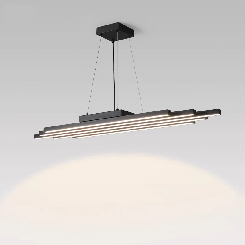 

Скандинавская люстра для гостиной, основной светильник для минималистичного интерьера, акриловый светодиодный светильник, подвесной светильник с регулировкой яркости для гостиной, дизайнерский светильник