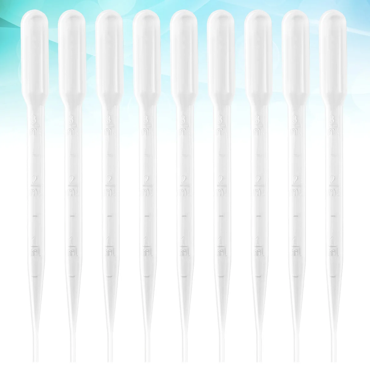 

300 Pcs Plastic Dropper Pipettes Disposable Serological Transfer Micropipette 3ml