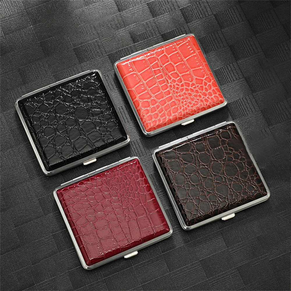 Simple Cigarette Case Moisture-proof And Wrinkle-proof Convenient Carry-on Fashion Cortex Home Supplies Automatic Cigarette Case