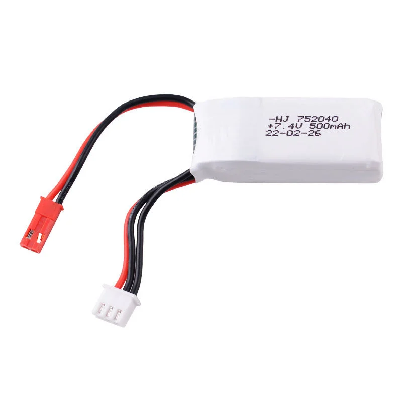 HJ 2S 7.4V 35C 500mah Lipo Battery For Radiolink A560 Fixed Wing Rc Car RC Toys Model Parts With JST Plug 7.4V Battery