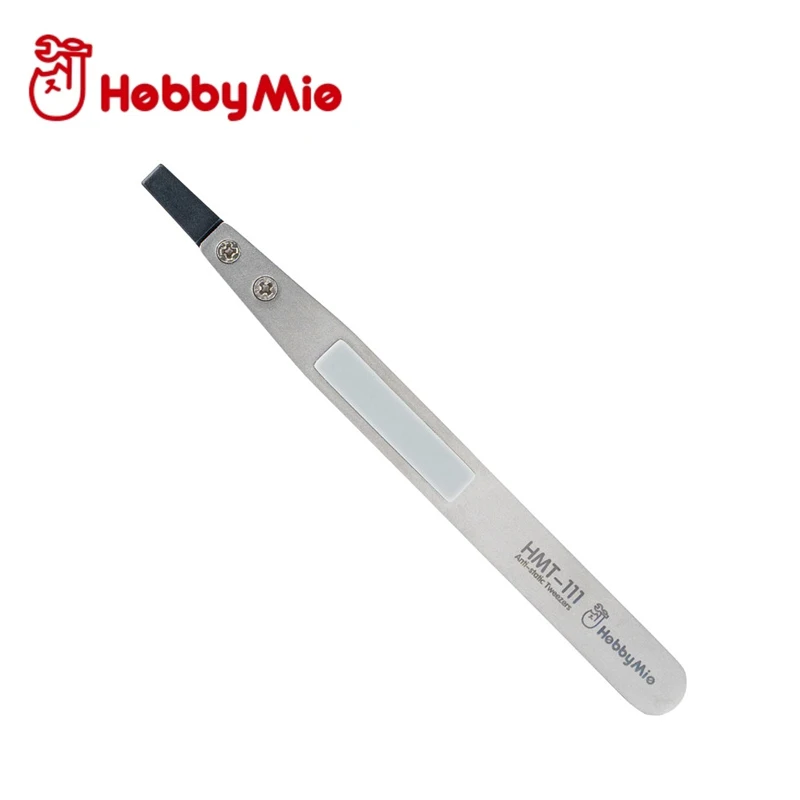 HOBBY MIO Anti‑Static Tweezers High Precision Tweezers For Water Slide Decal Precision Military Model Building Tool Tweezers