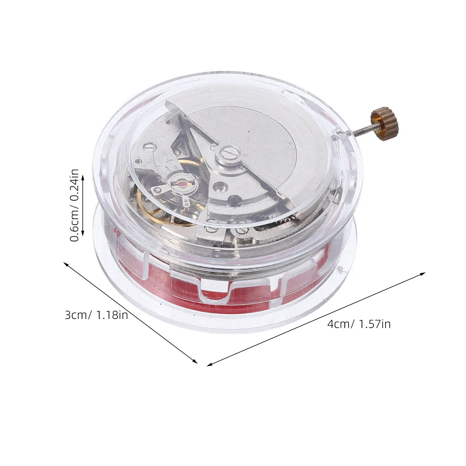 Watch Movement Kit Mechanical Automatic Self Winding Date Calibration Metal Replacement Movement for Watchmaker Repair and