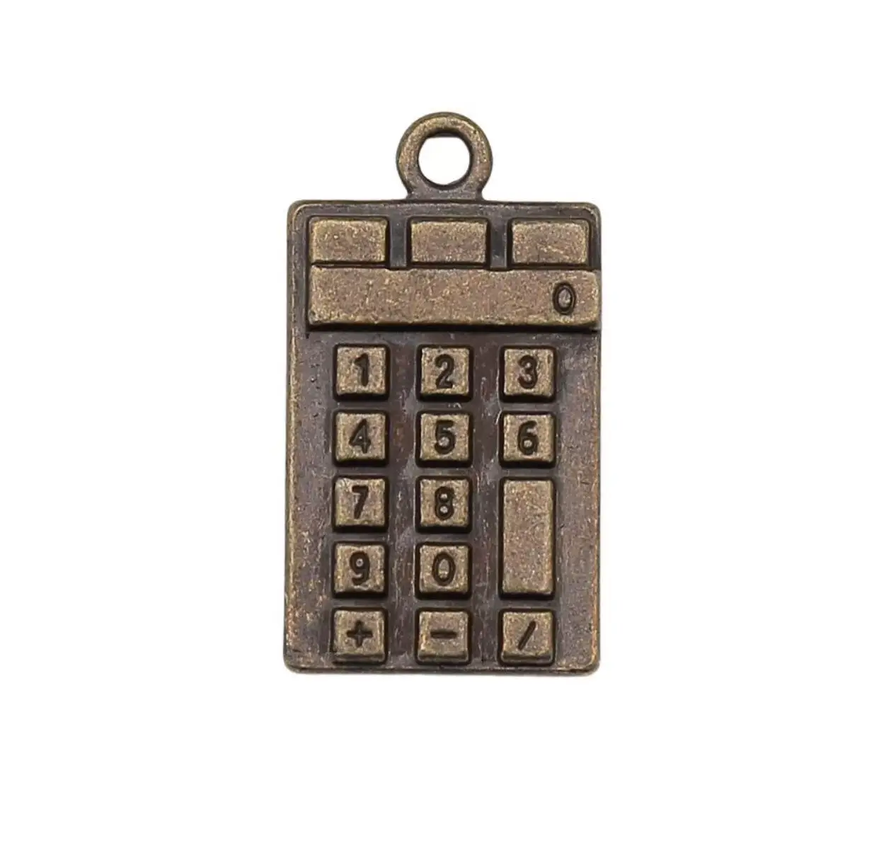 

10pcs 23*13mm Zinc alloy metal calculator design pendnats for handmade HW3156