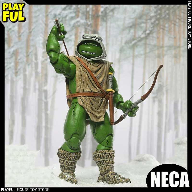 

New In Stock Original Neca Ninja Turtles Hunter Leonardo Anime Figure Eastman And Lairds Neca 54448 Action Figure Toys Kids Gift