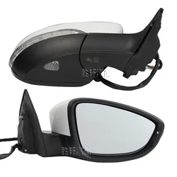 For Volkswagen CC 08-18 models, left and right door reversing mirrors, rearview mirror assembly, reflector