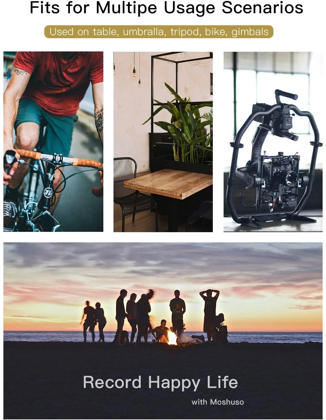 DSLR 카메라/필드 모니터/LED 용 360 ° 볼 헤드 암이있는 새로운 디자인 카메라 마운트 클램프