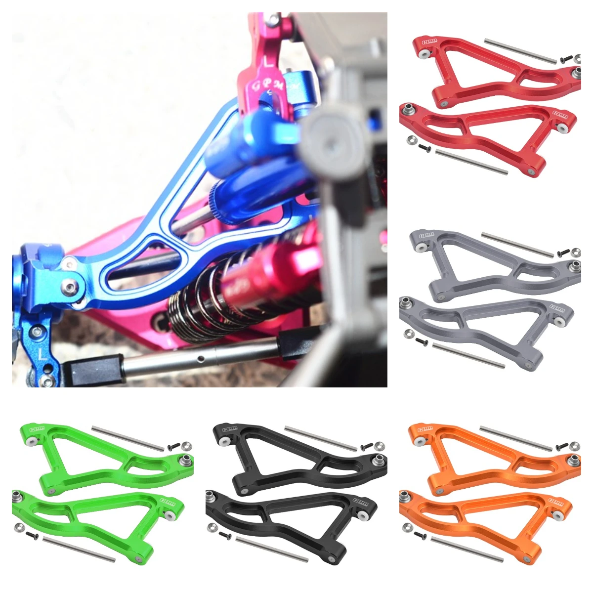 

GPM TRAXXAS 1/7 Unlimited Desert Racer 85086-4 For Aluminum Front Upper Suspension Arm