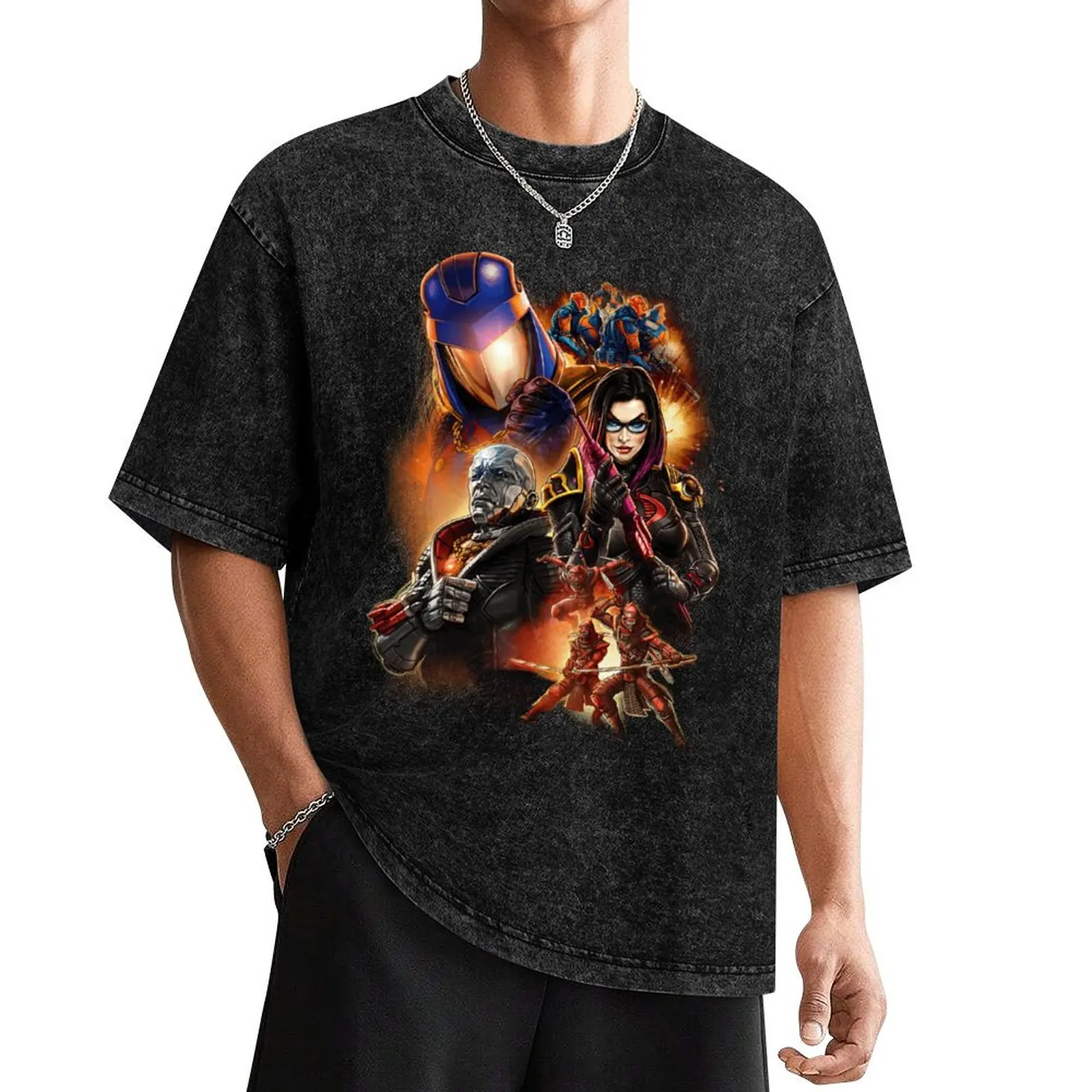 

Gi joe characters T-Shirt football t shirt vintage graphic tee blue archive plus sizes t shirts men