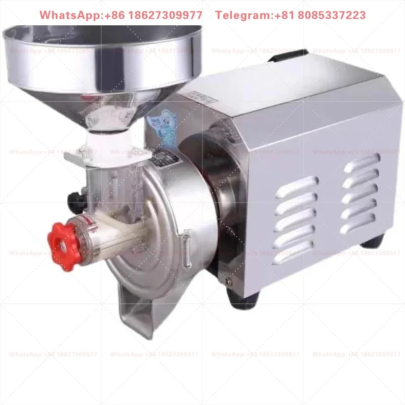 Peanut sesame paste machine, stainless steel electric grinder, soy milk machine, commercial hot pot base grinder, beater