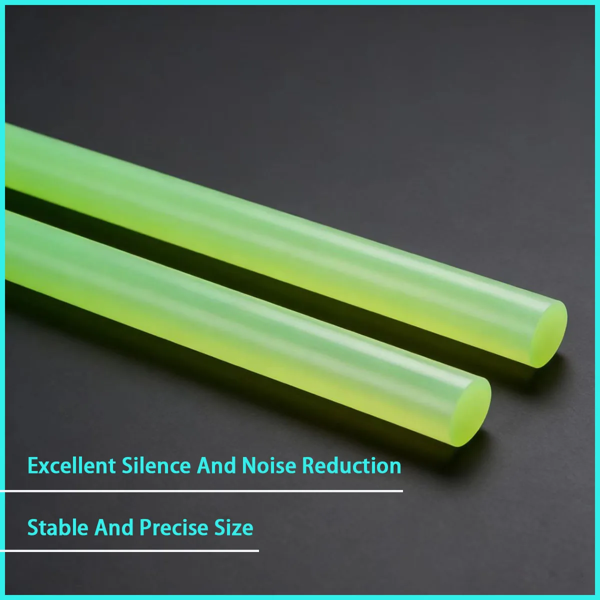 Diameter4mm-60mm polyurethane PU solid round rod suitable for mechanical manufacturing, printing, textile and other fields