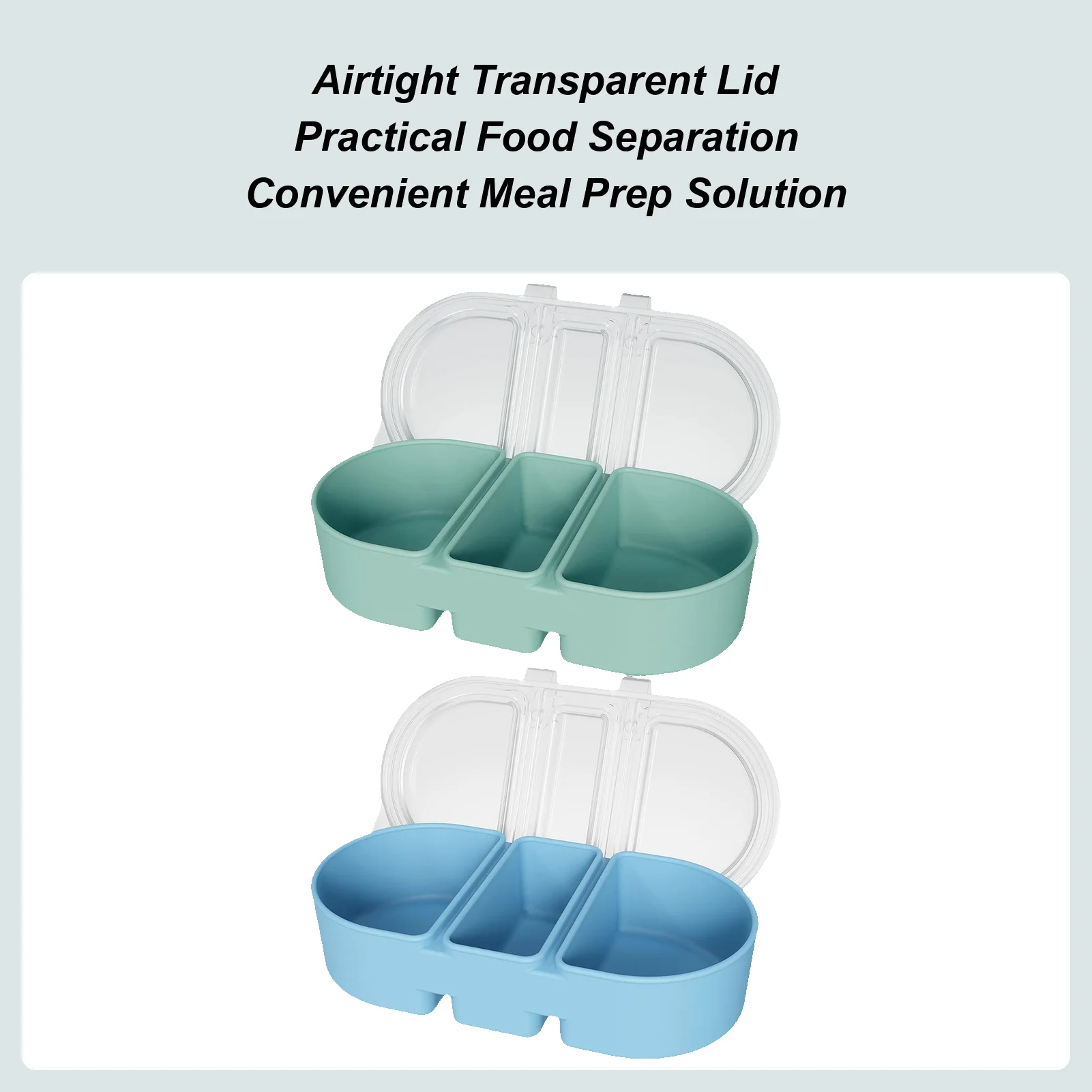 

Контейнеры для закусок для приготовления еды, разделенная чаша с крышкой, герметичные силиконовые контейнеры для хранения в посудомоечной машине для еды для соуса, салата