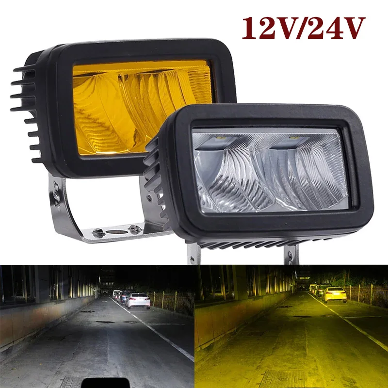 Ultra Bright Spot Light Vehicle Roof High Brightnes Work Light Off-road Headlights For Trucks Jeep Motorcycles ATV UTV Fog Light