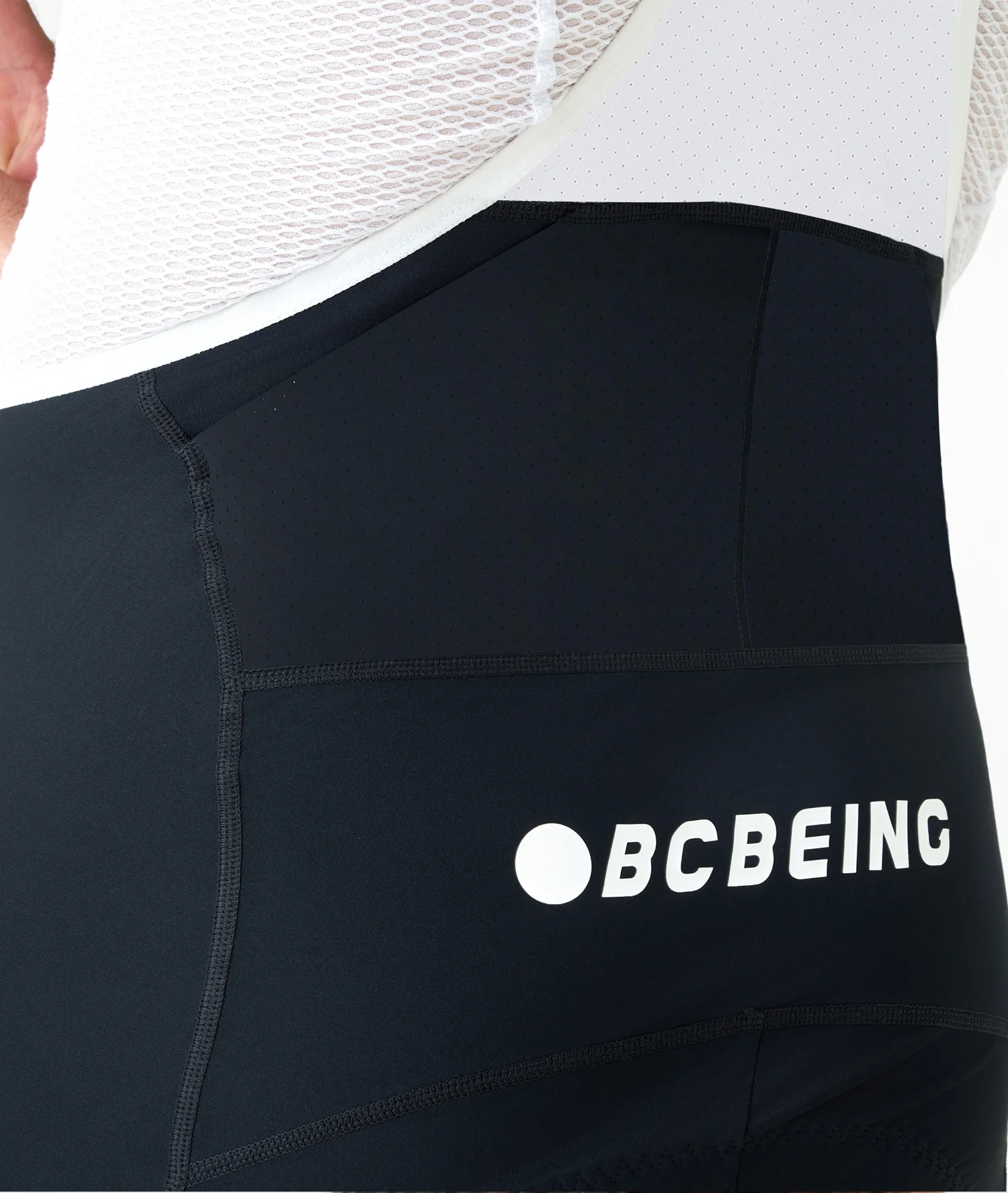 BCBE-ING Herren Pro Race Level Radhose mit Träger 7-Stunden-Elastikpolster Radhose mit hoher Taille 4-Wege-Stretch – Detail 13