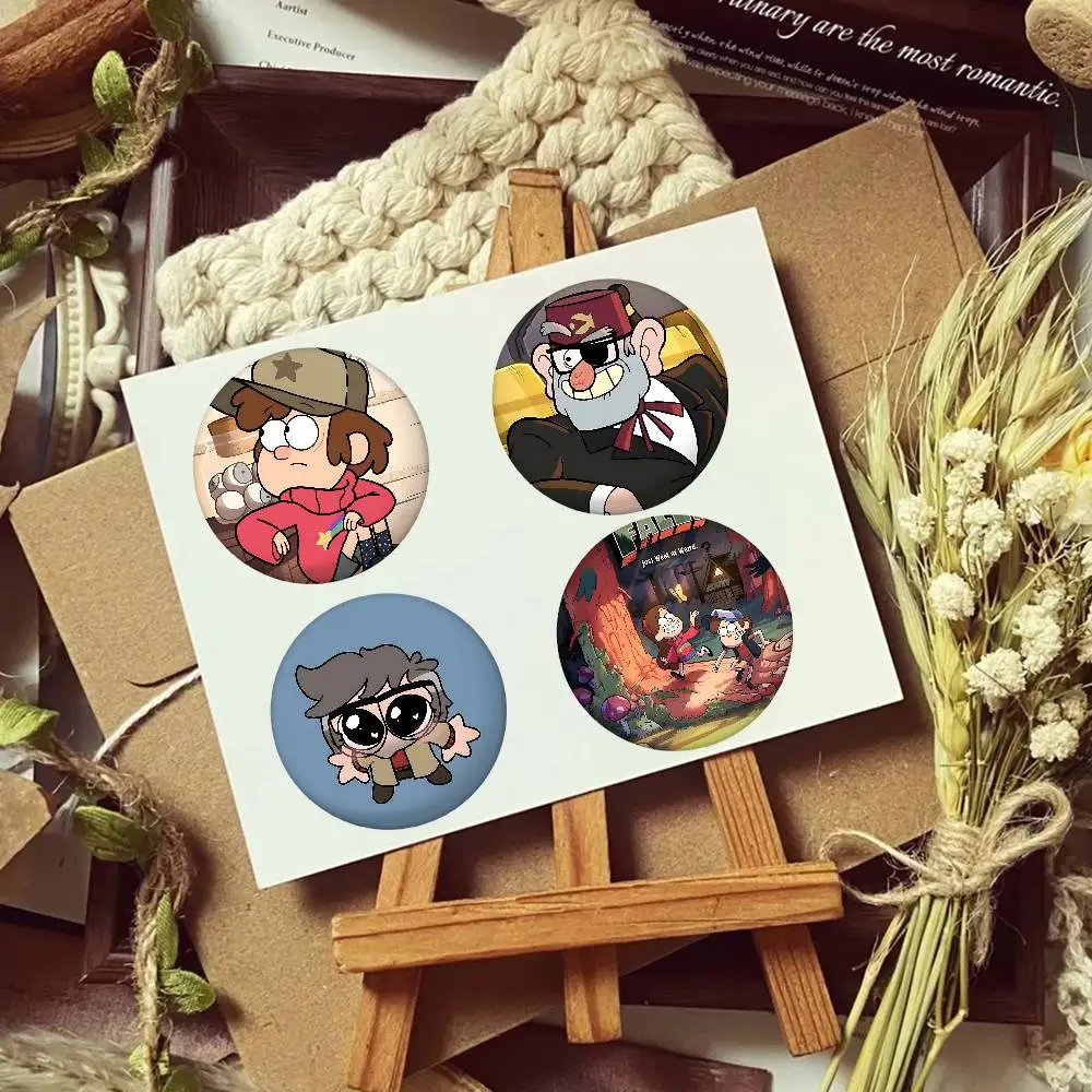 Gravity Falls Cover Brooches Funny Meme Badge Fashion Jewelry Gifts
