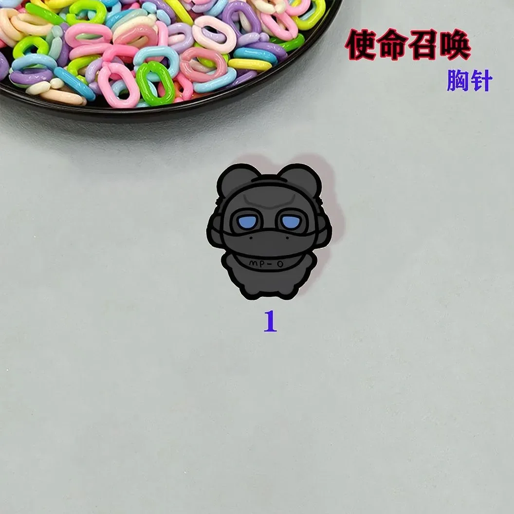 コールオブデューティクルーガーブローチコンイグ漫画コスプレ超かわいいバッジ服バッグ多用途ピンアクセサリー