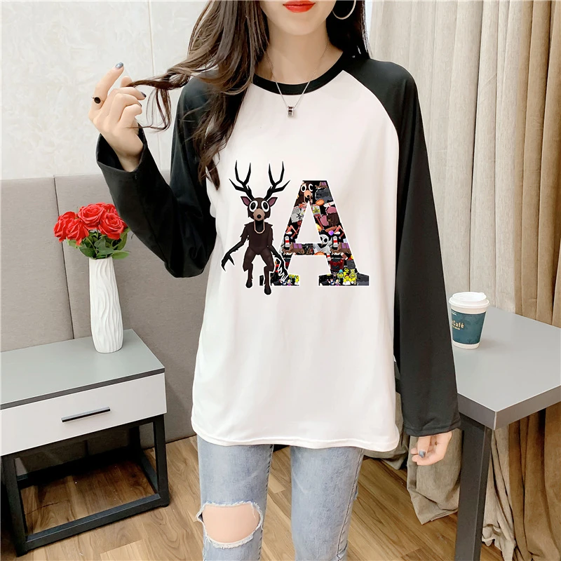 

99 Nights in The Forest Adult Long Sleeved T-shirt Cartoon Anime Printed Top Autumn Style Comfortable Long Sleeved Birthday Gift