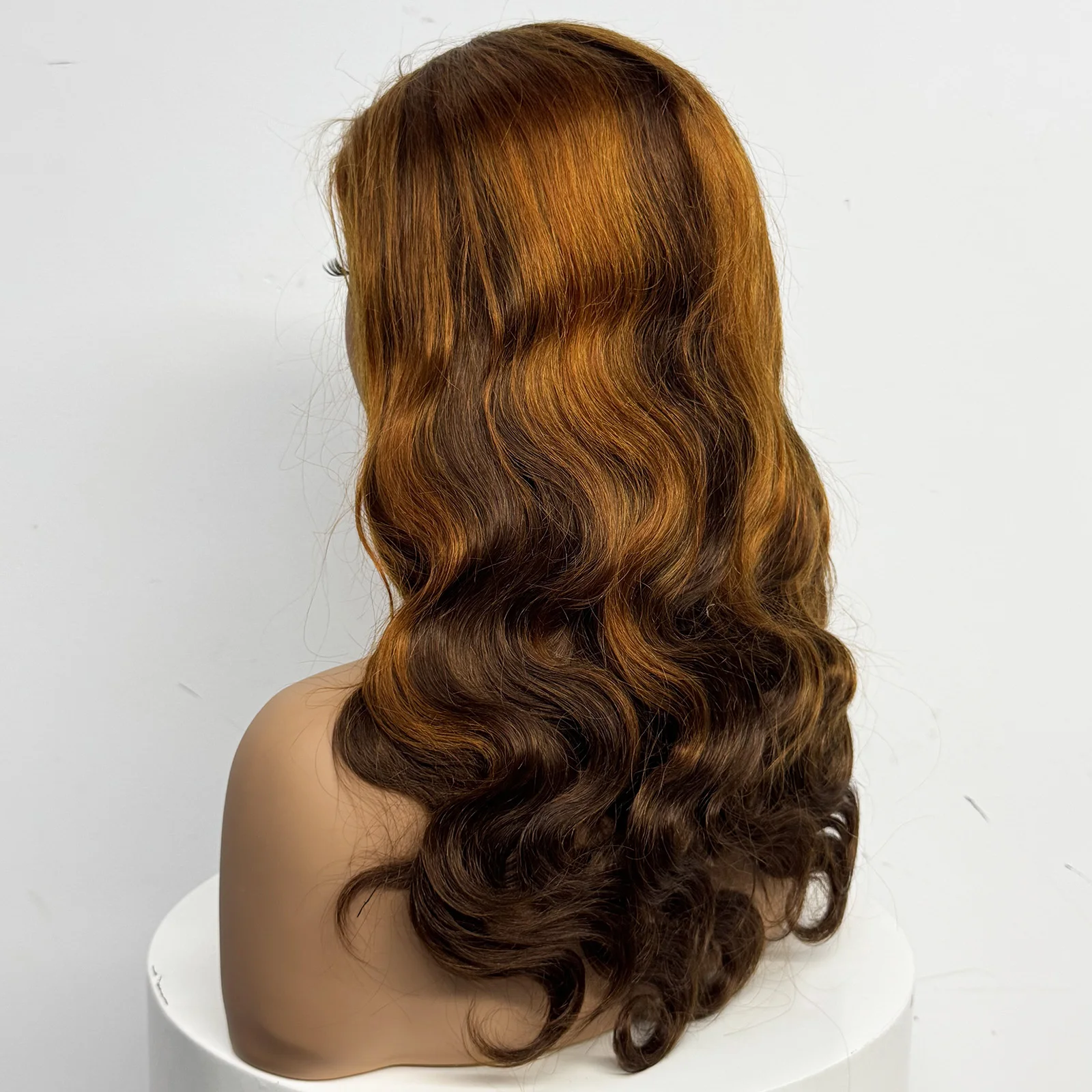 4x4 الدانتيل إغلاق شعر مستعار 280% الكثافة الجسم موجة 100% باروكة من شعر طبيعي 20 بوصة البرازيلي شعر ريمي شعر مستعار قبل قطعها للنساء السود