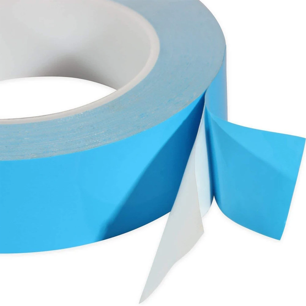 25M Double Side Thermal Conductive Tape 5-25mm WidthBlue Heat Transfer Tape Adhesive Cooling Heatsink for Computer CPU GPU