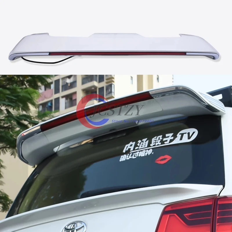 

Пластиковый неокрашенный задний спойлер на крышу со светодиодной подсветкой для Toyota Land Cruiser 200 LC200 FJ200 2010-2016