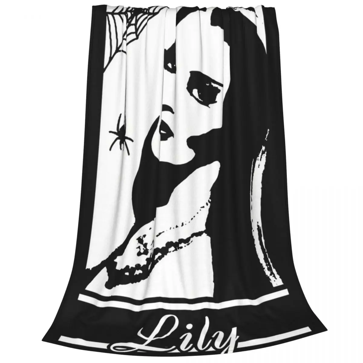 Goth Queens Lily The Horror Movie Lily Blanket Fleece Sofa Throw Blankets For Couch Bedding Outdoor Throws Bedspread Quilt