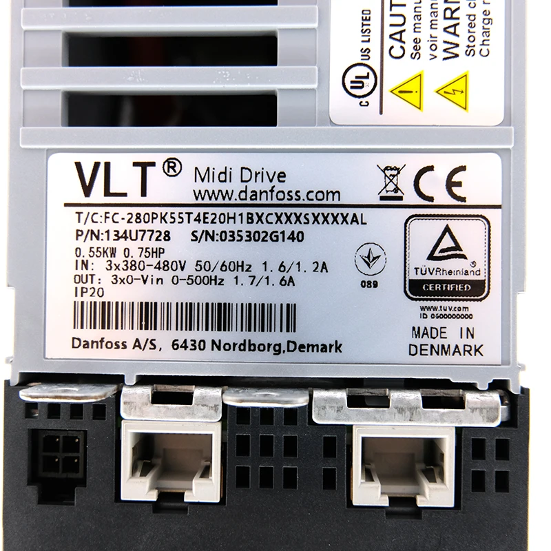 Danfoss VLT Midi Drive FC-280 Inverter New 1.5-11kW 230-690V Single-Phase Three-Phase Frequency Converter for Motor Control