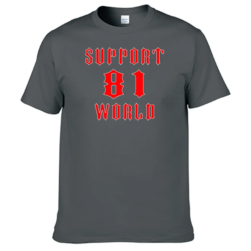 Support 81 World Hells Angels T Shirt Unisex 100% Cotton Top Sales Shirt N07