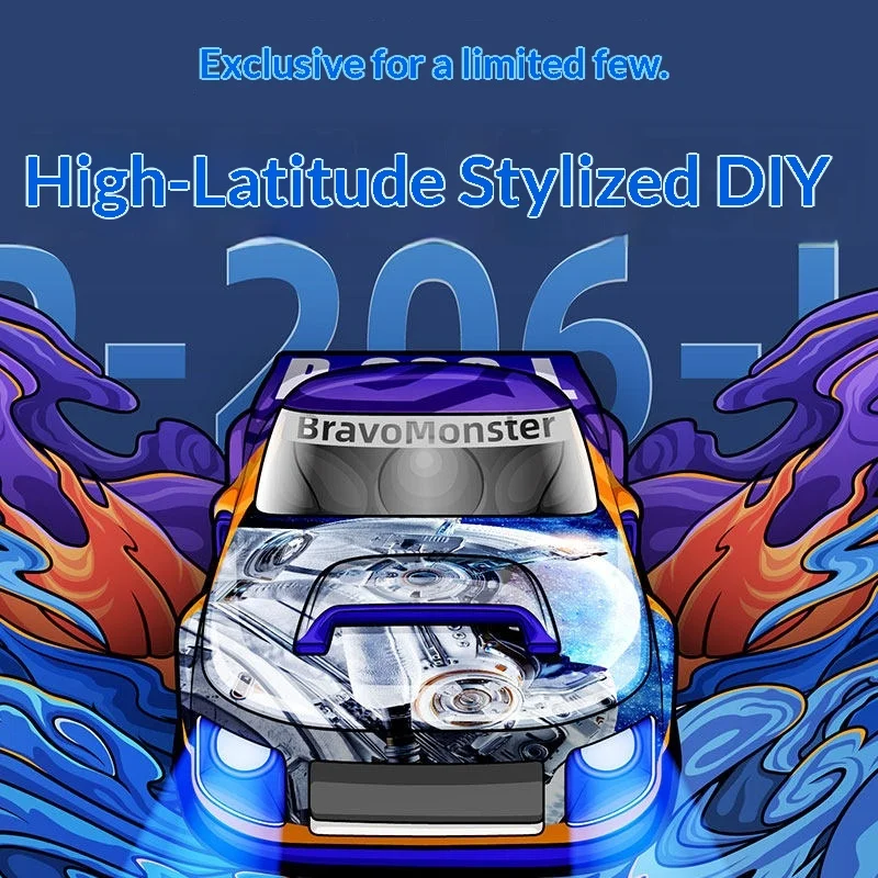 

Bravo Monster RC Drift Car Full Scale High Speed Rechargeable Lithium Battery Drifting Toy Model For Kids Adults New Year Gift