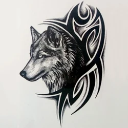Pegatinas de cabeza de Lobo para coche, calcomanías impermeables, arte decorativo, exterior, extraíble, venta al por mayor, gran oferta, hombres y mujeres