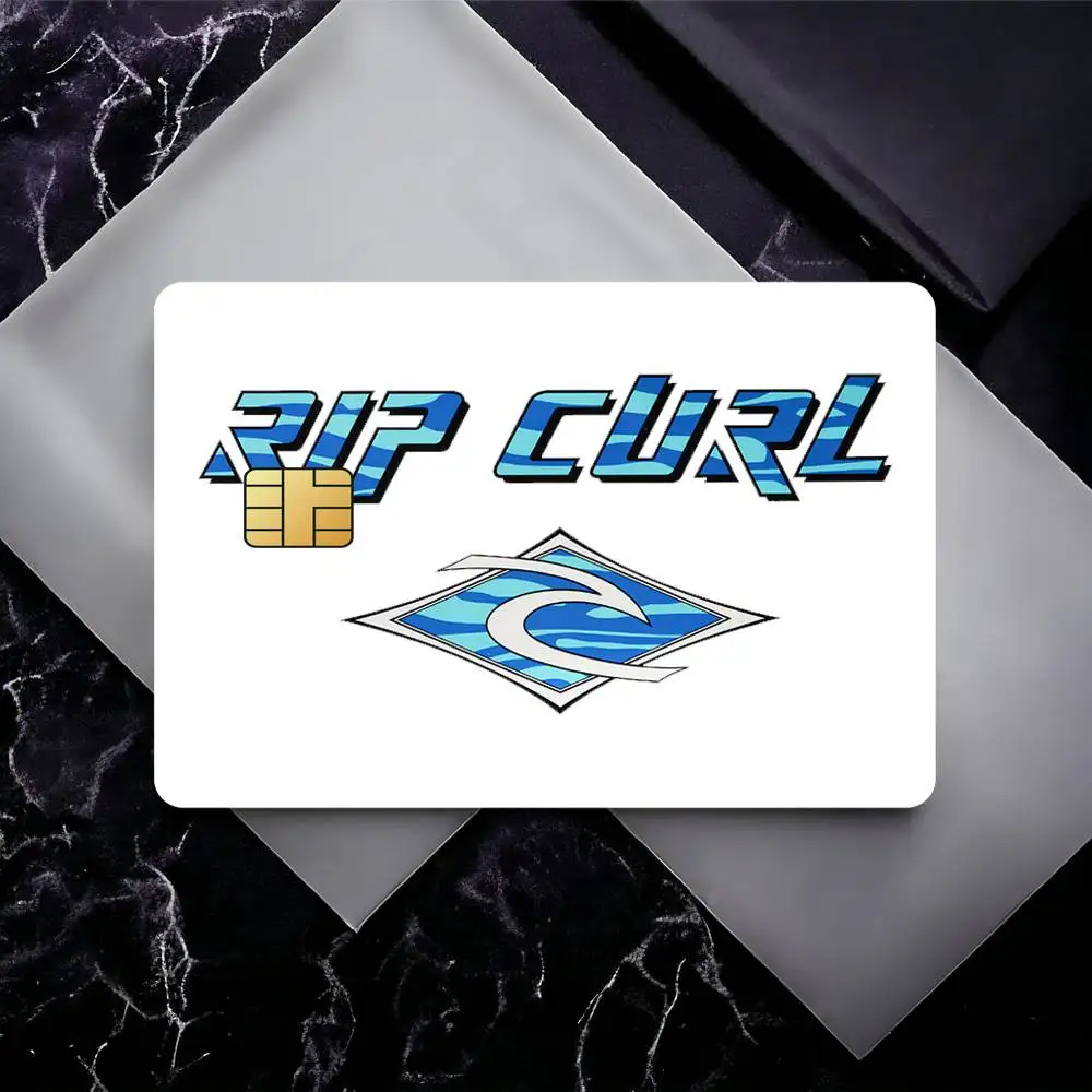 Fashion R-Rip C-Curl Waterproof Skin Sticker Bank Bus Metro Access Card Protective Film Card Sticker Girl Gift