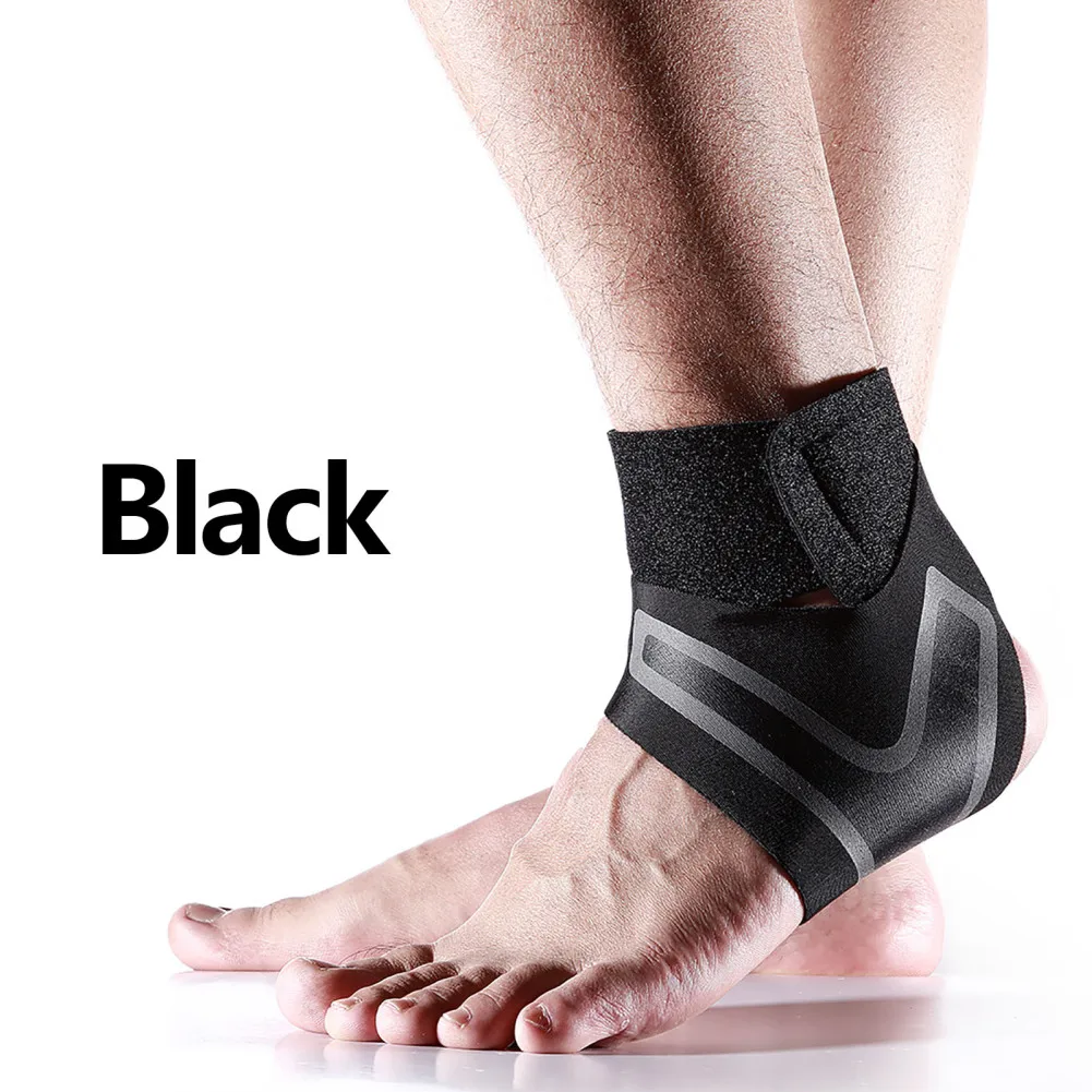 Ankle Brace Ankle Guard Cover Compression Support Strap With S M L XL 4 Sizes For Women Men Achilles Tendonitis 1 Pair