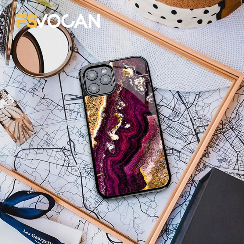 Purple Skies Phone Case Simple Elegant and Fresh For iPhone 16 15 14 13 12 11 Pro Max Cell Phone Accessories