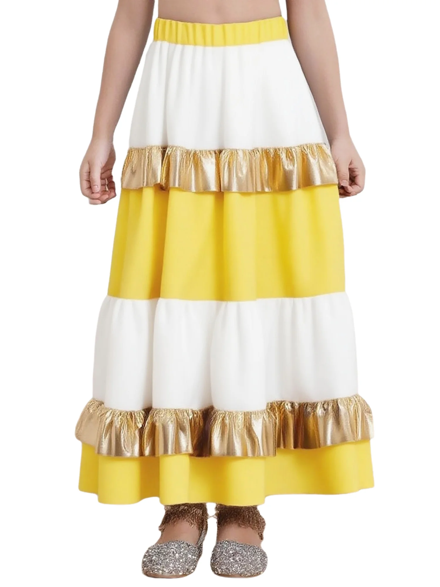 Spanish Costume Girl Long Flamenco Style Dress Ballroom Skirt for Girls Child  Polka-Dot Dance Dresses Costumes for Kids Clothes