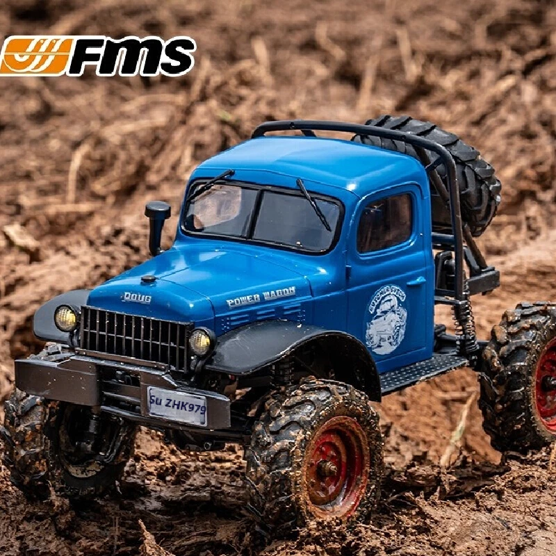 

FMS Little Wonder RC автомобиль для ползания с полным приводом, электрическая модель грузовика, игрушка, масштаб 1/24, внедорожник с дистанционным управлением FCX24