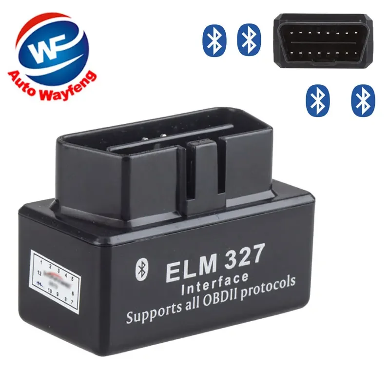 2017 Stable  ELM327 V1.5Auto Scan Tool wireless Bluetooth OBD OBD2 Diagnostic Tool For Android mobile cell phone