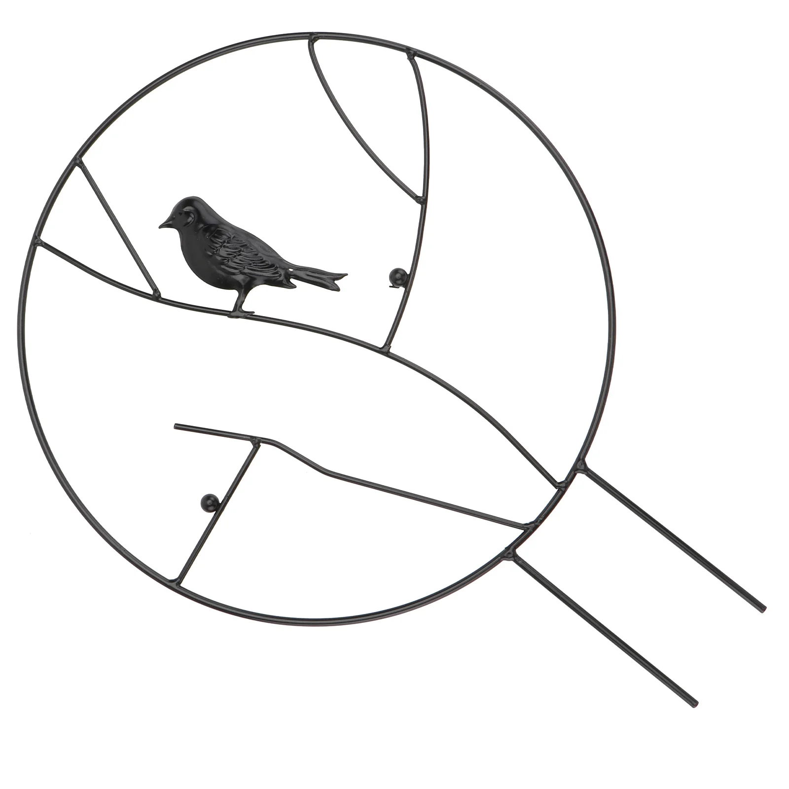 

1Pcs Plant Stand Round Metal Support Frame for Potted Flowers Garden Trellis Climbing Plants DIY Flower Support Rack Black